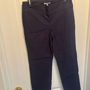 Nic + Zoe Pull on Pant Navy size 8